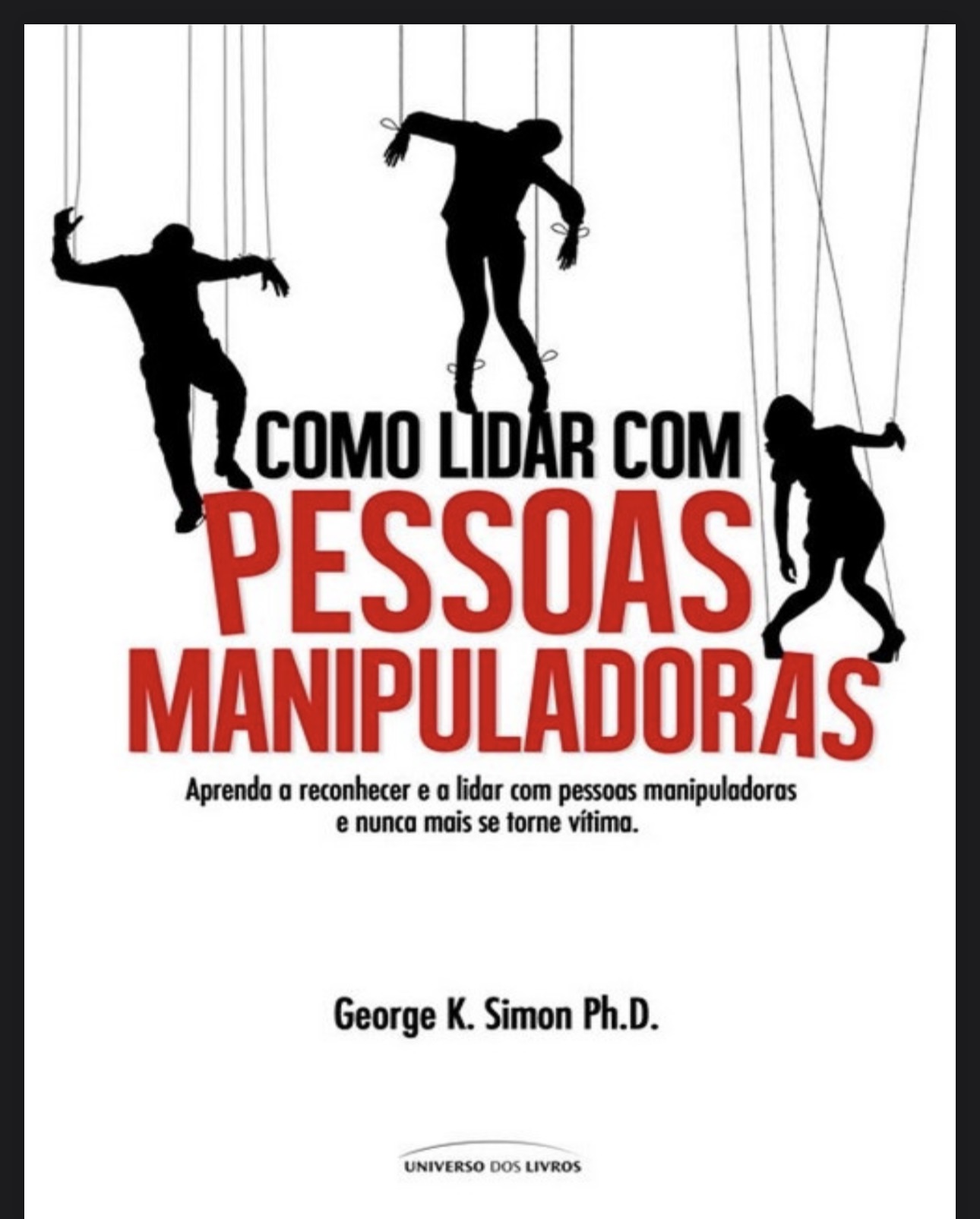 Capa do livro Como Lidar com Pessoas Manipuladoras